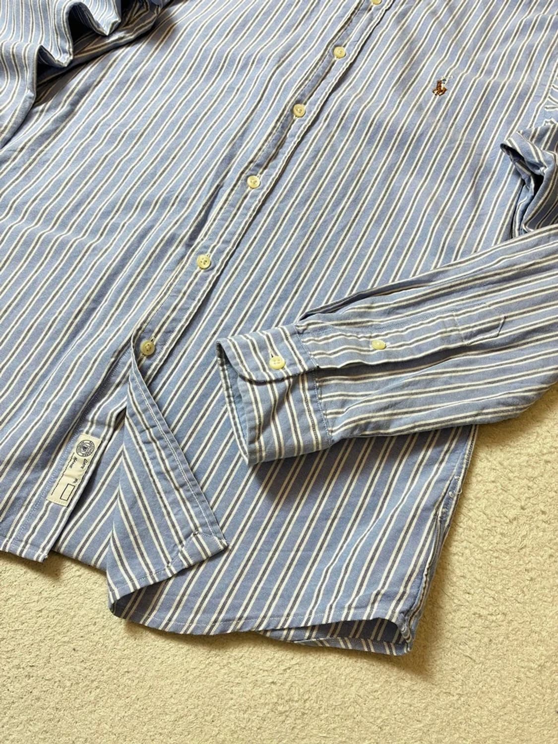 폴로 랄프로렌 시티보이룩 스트라이프 포니 로고 셔츠 PN7478 상품이미지5