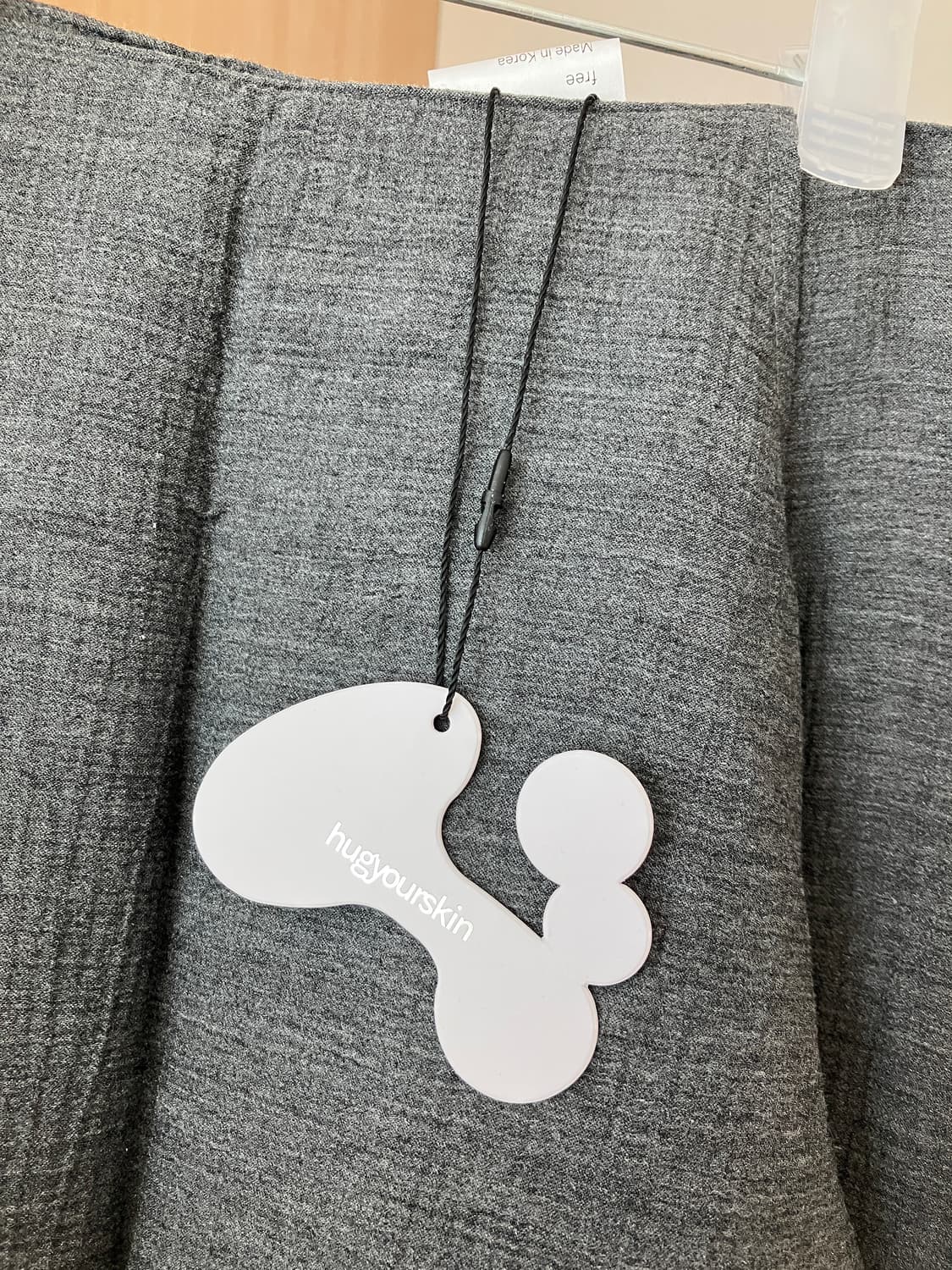 새상품 허그유어스킨 스커트 레이어드 팬츠 차콜 상품이미지4