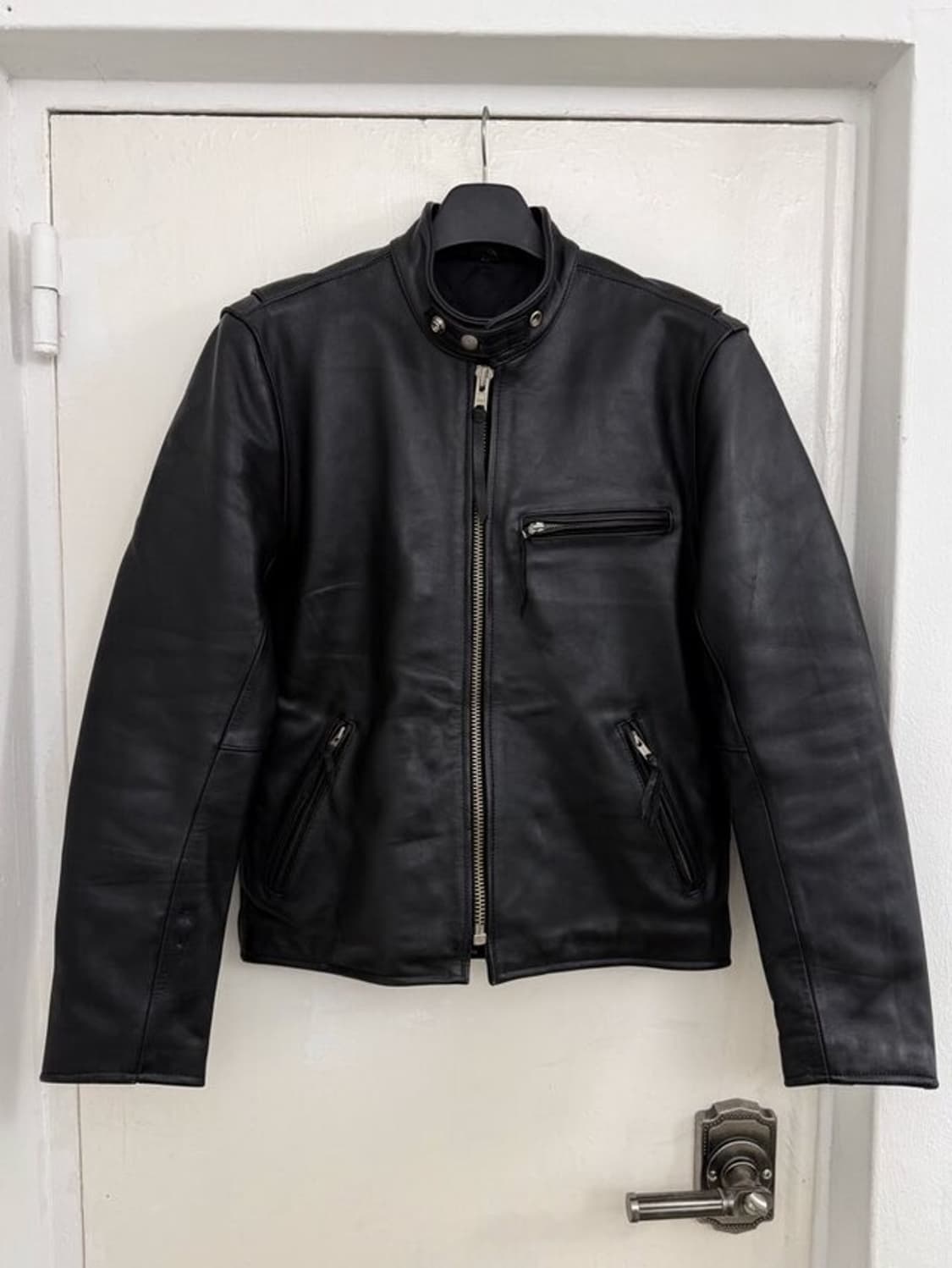 Freedom cowhaid Leather rider jacket 상품이미지2