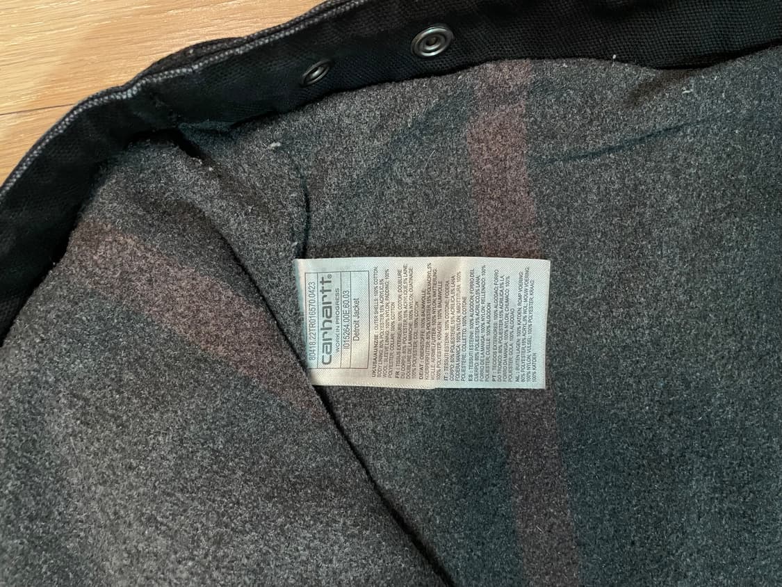 칼하트 윕 디트로이트 자켓 블랙 상품이미지7