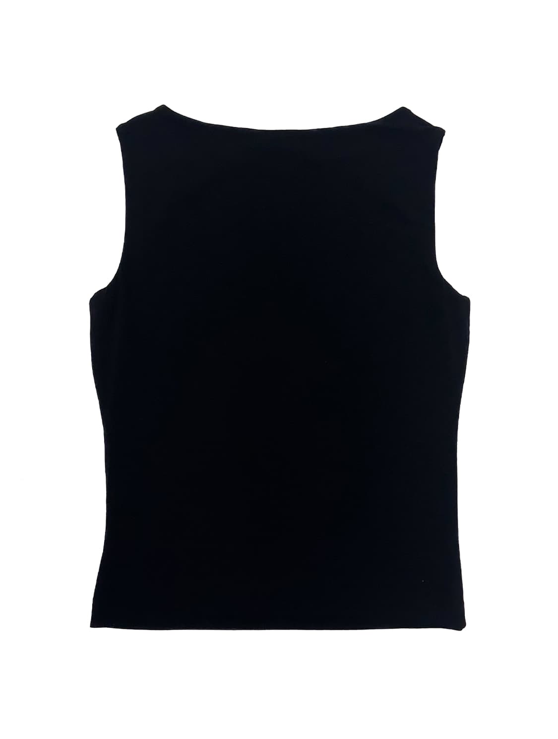 MaxMara Boat neck Sleeveless Black Top 상품이미지2