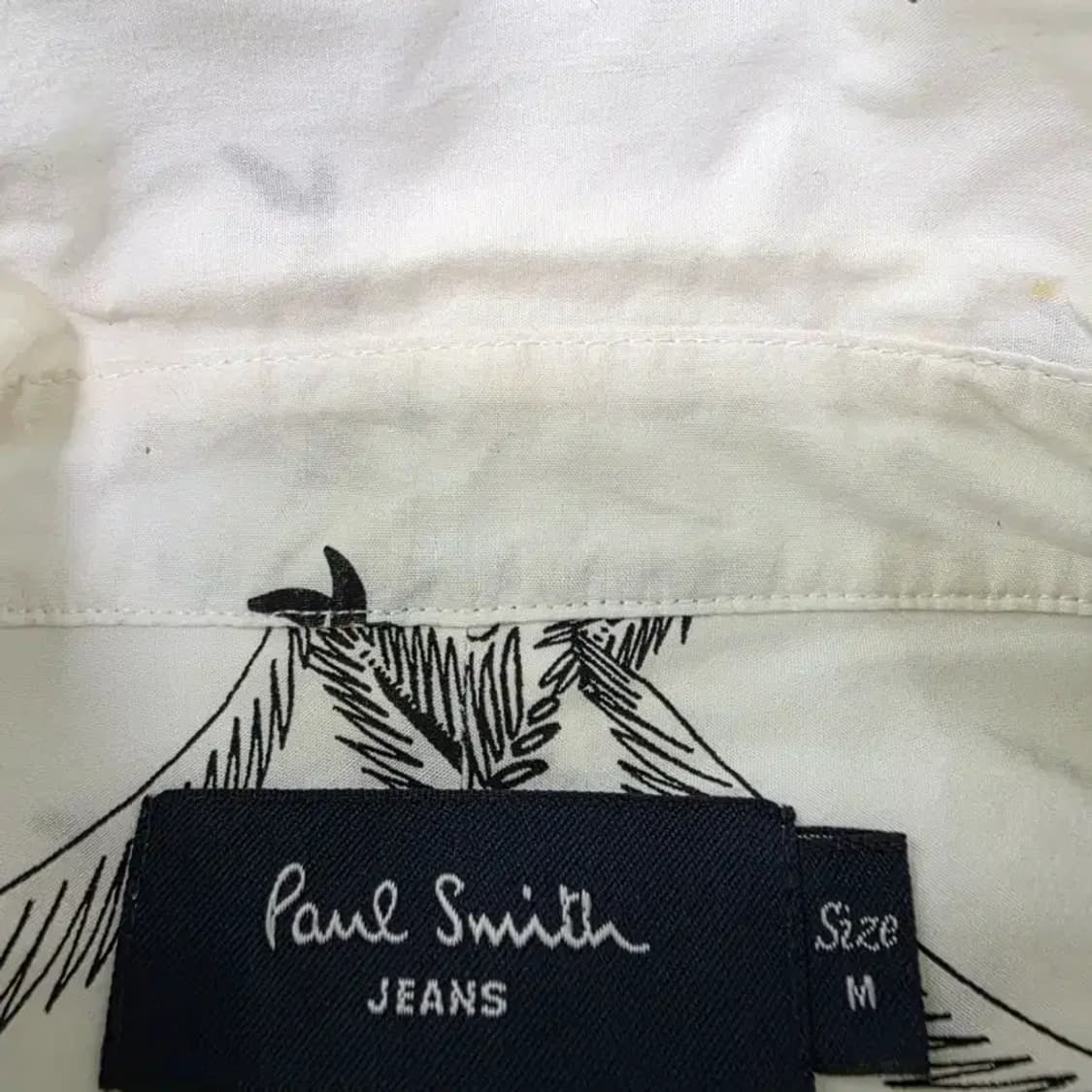 폴스미스 Paul Smith 바나나 패턴 반팔 셔츠 M 상품이미지3