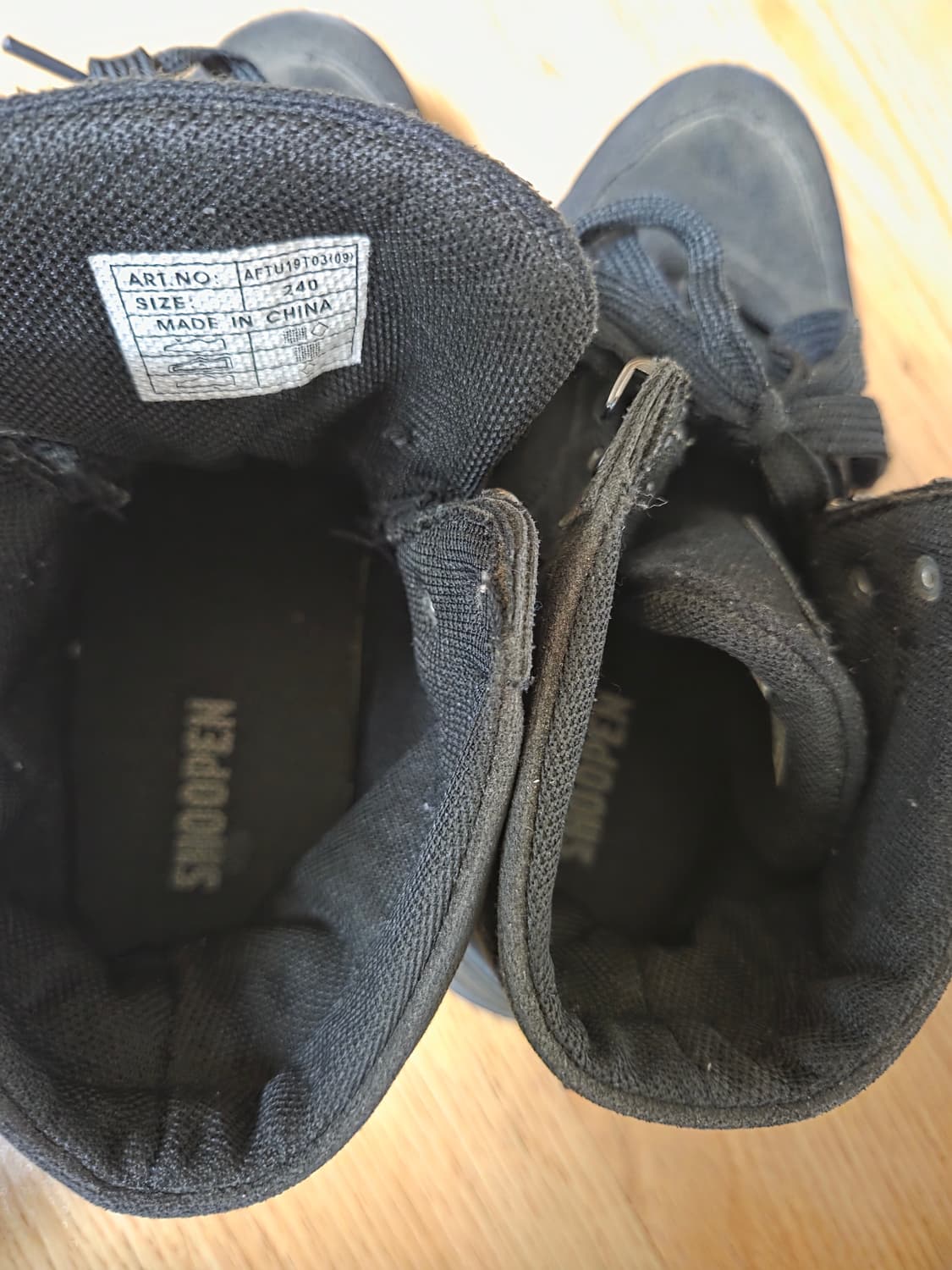 슈펜 블랙 워커/ 부츠 상품이미지5