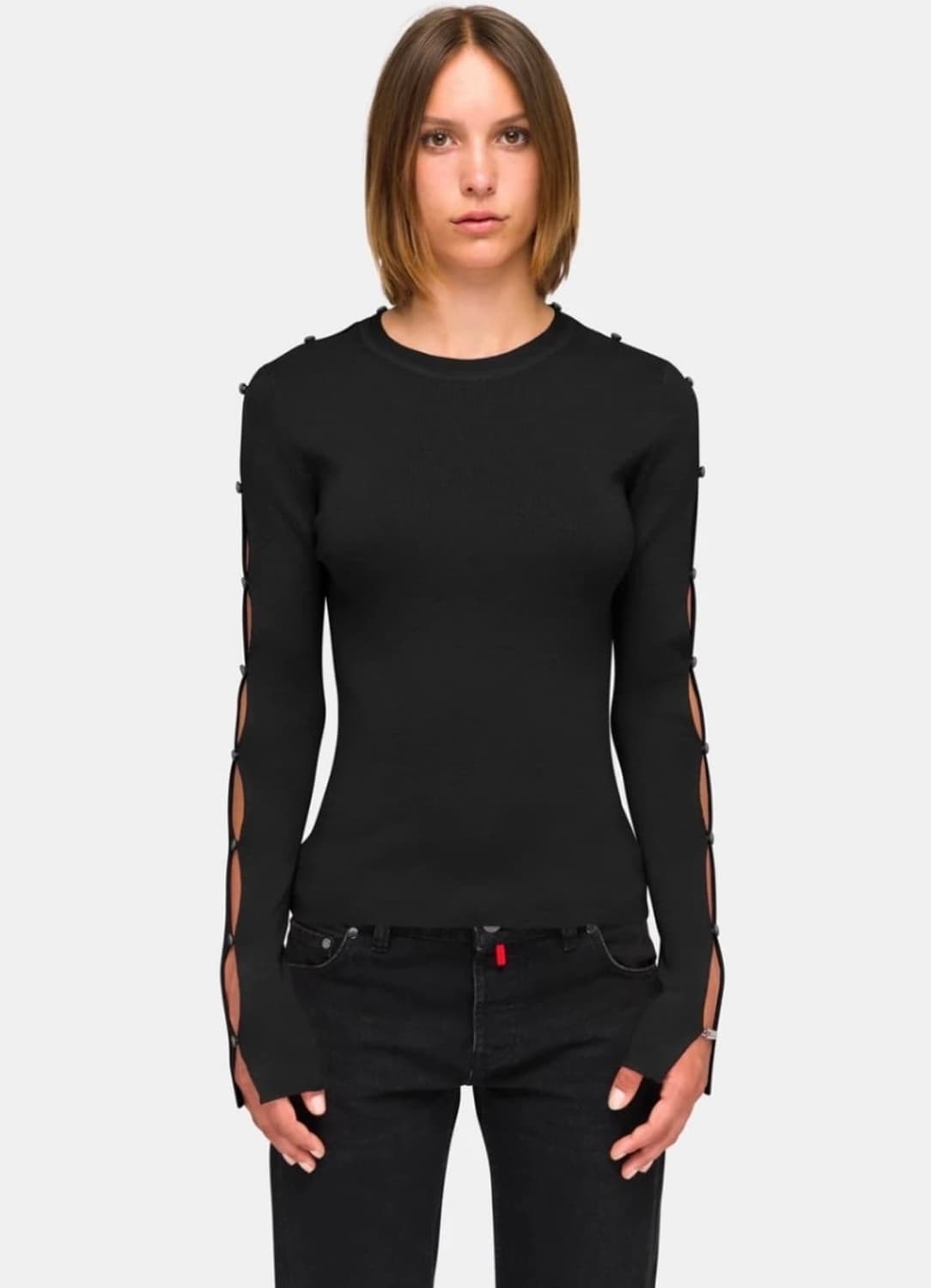 032c 컷아웃 니트 s 상품이미지3