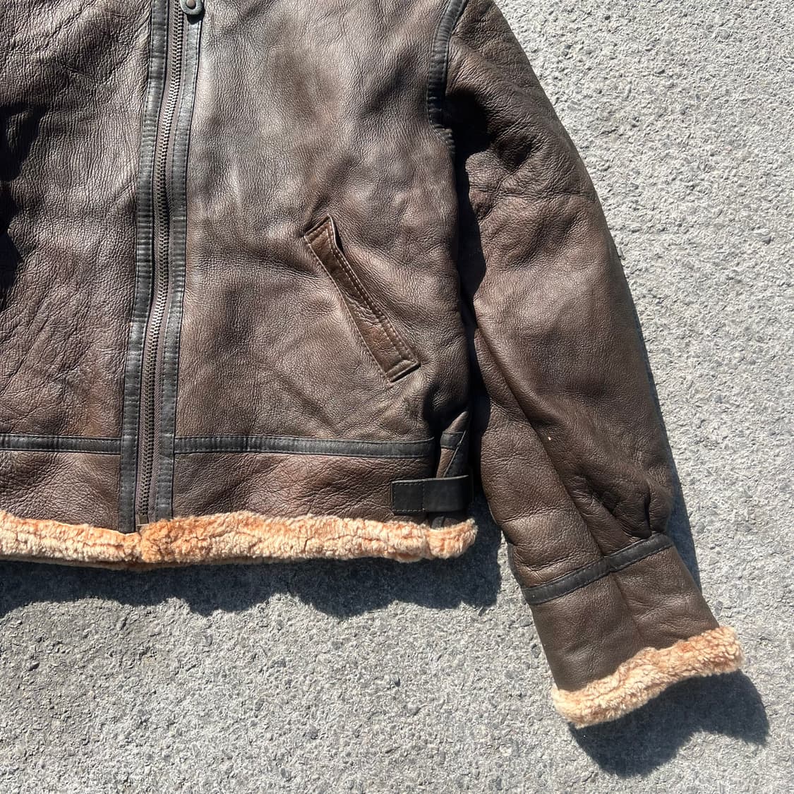 빈티지 B-3 무톤 자켓 상품이미지3