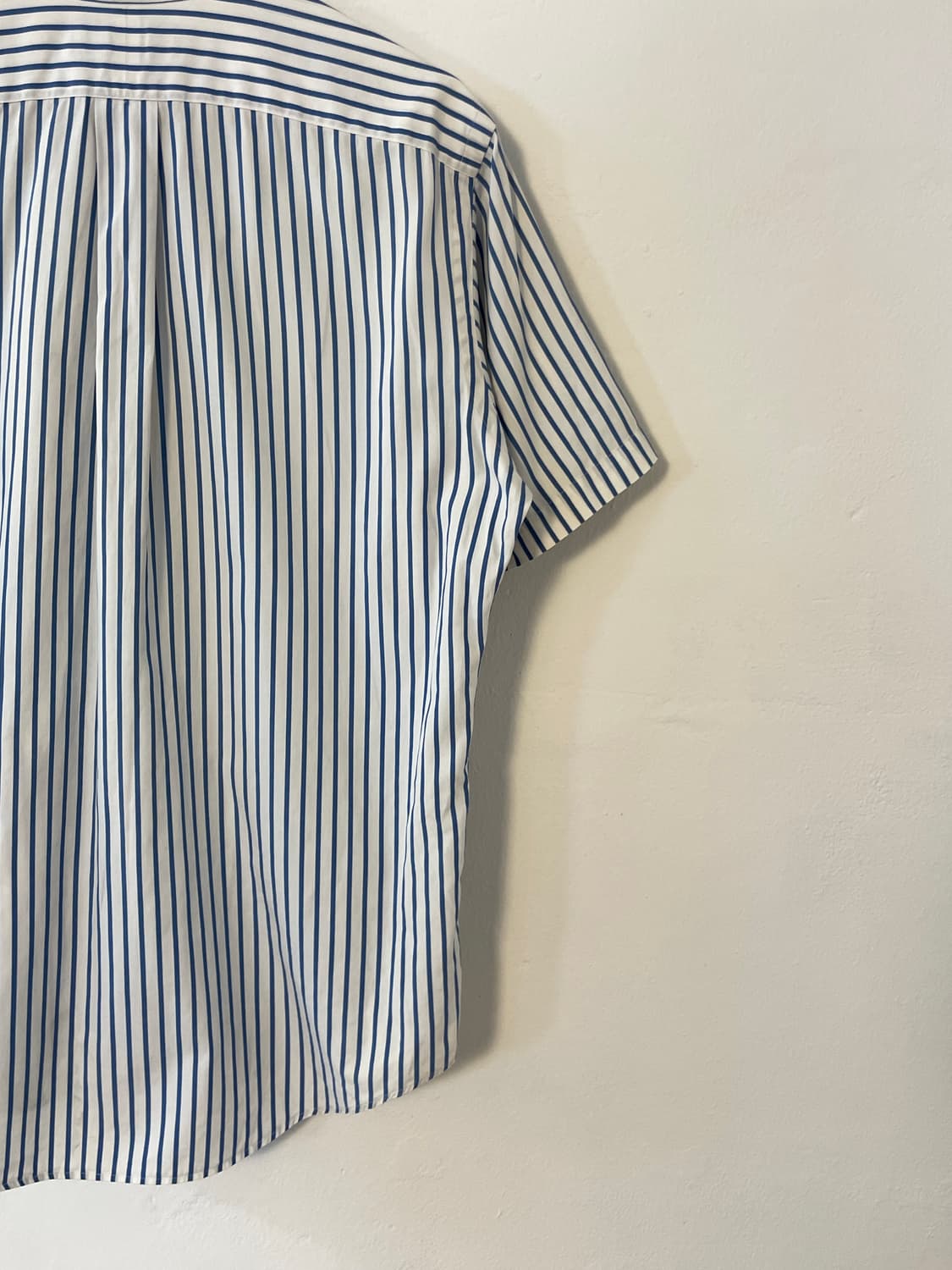 폴로 블루 스트라이프 반팔 셔츠  상품이미지10