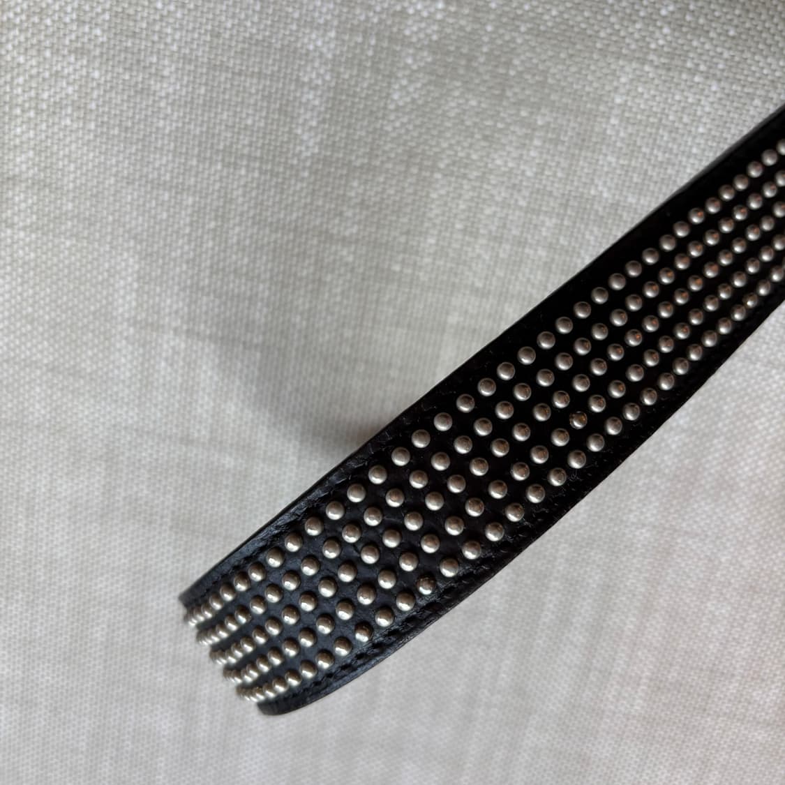 발망 스터드 장식 가죽 벨트 90사이즈 상품이미지7