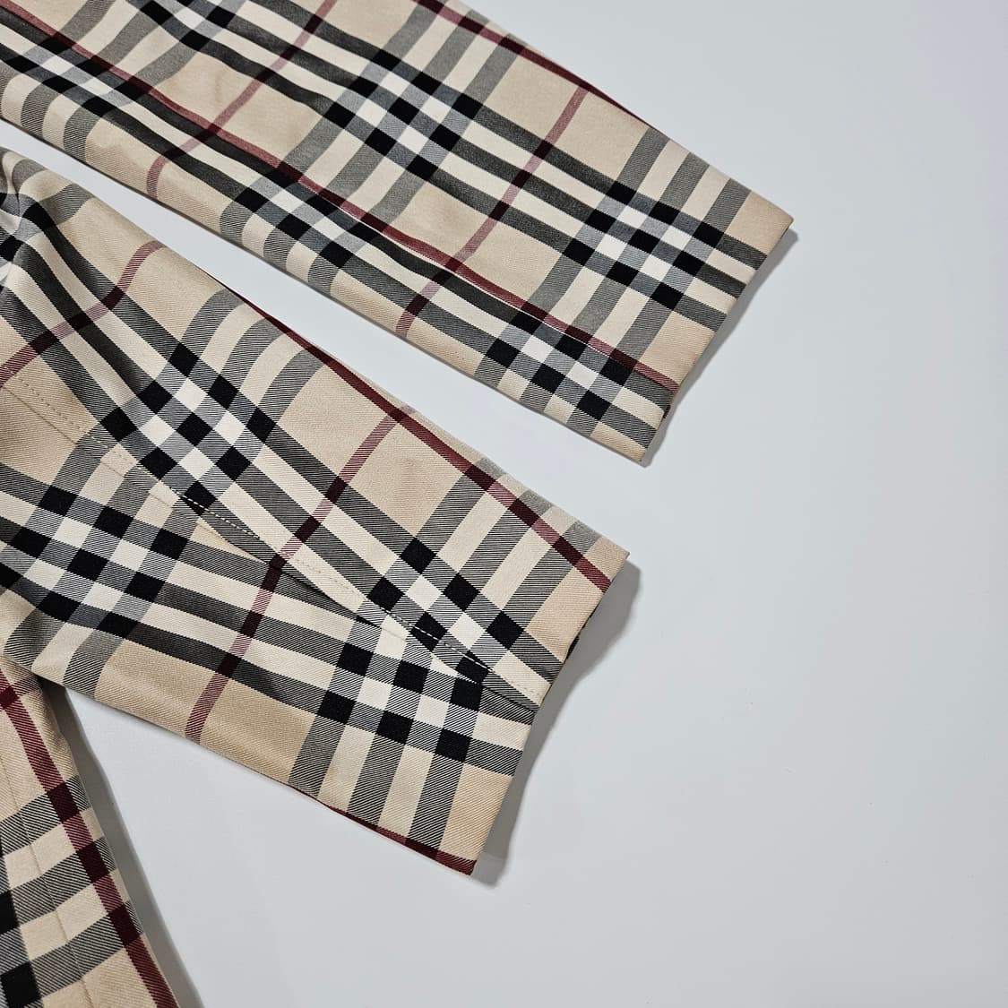 버버리 빈티지 체크 프린트 트렌치코트[S~M] 상품이미지4