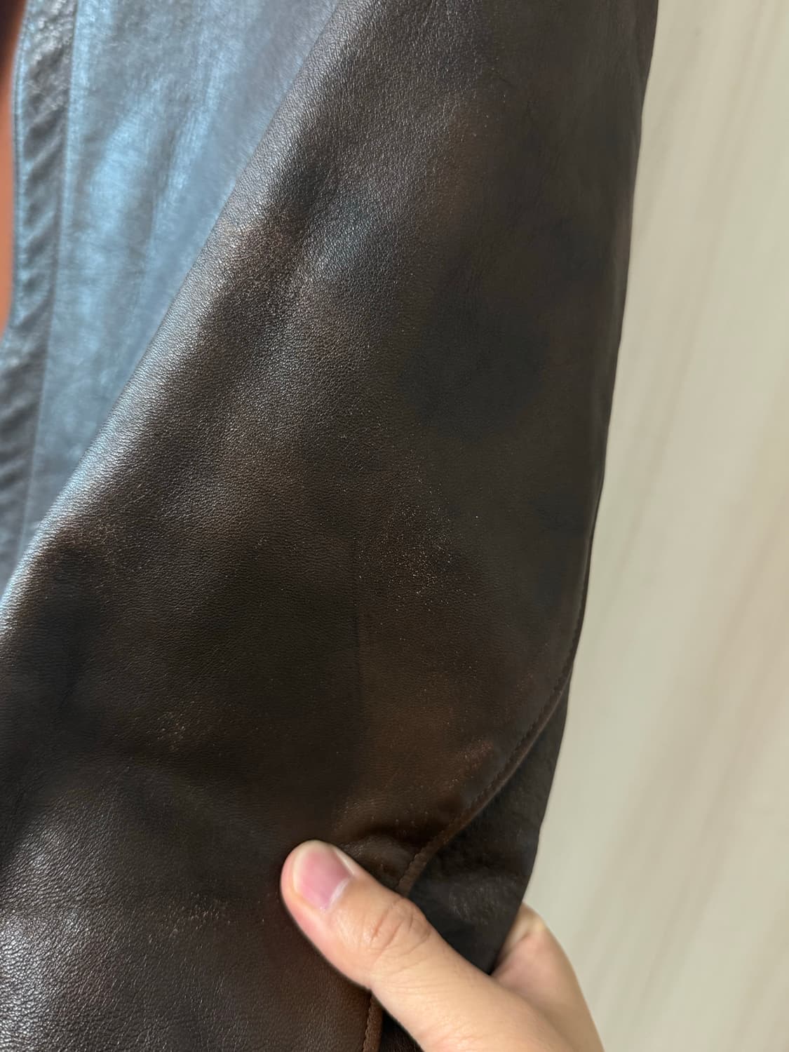 리얼맥코이 A2 씰브라운 색상 호스하이드 가죽자켓 상품이미지8