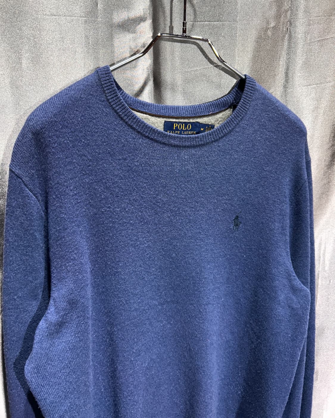 M 폴로랄프로렌 네이비 포니 블루 울 니트 상품이미지4