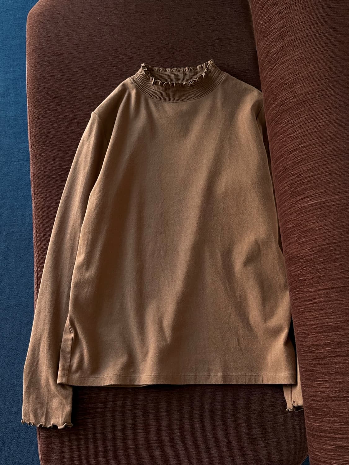 Shirring neck high gauge fabric stretche 상품이미지2