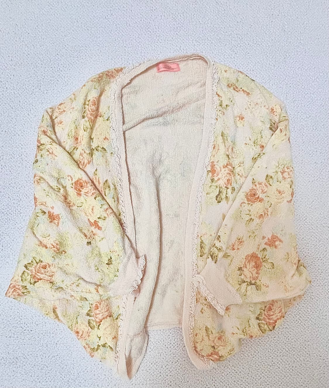 리즈리사 플로럴 핑크 원피스 가디건 세트 히메갸루 라떼갸루 상품이미지3