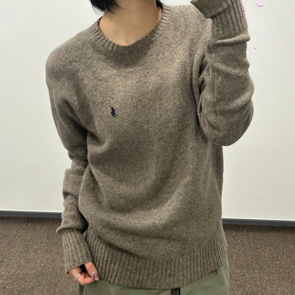 Polo 폴로 블랙포니 그레이베이지 니트 상품이미지1