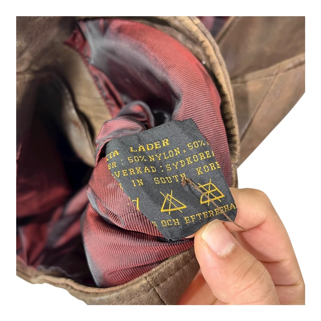 [AKTA LADER] 빈티지 리얼레더 베스트 상품이미지6