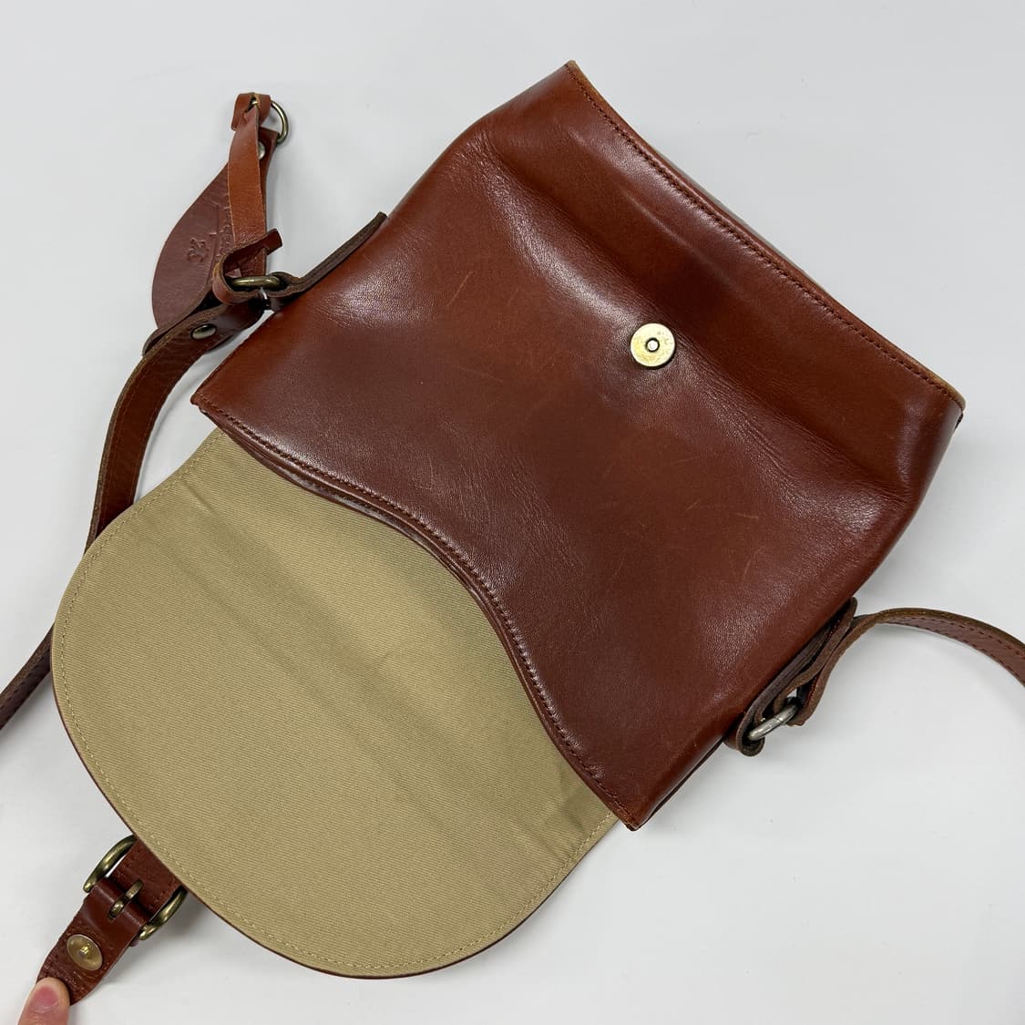 Margaret Howell saddle leather bag 상품이미지6
