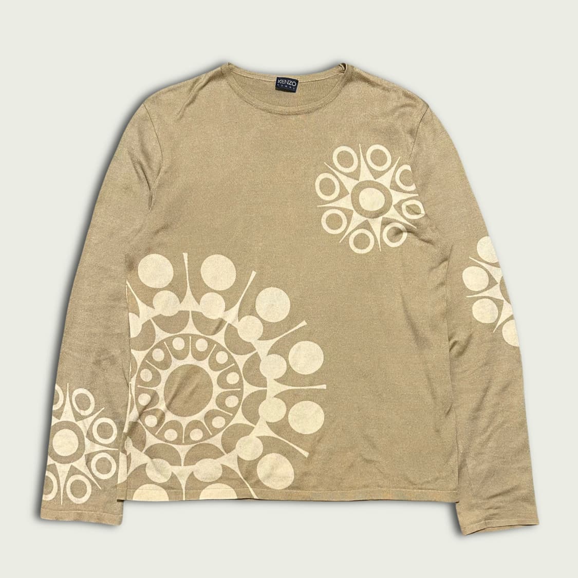 90s 겐조 옴므 오리엔탈 니트 슬리브 상품이미지3