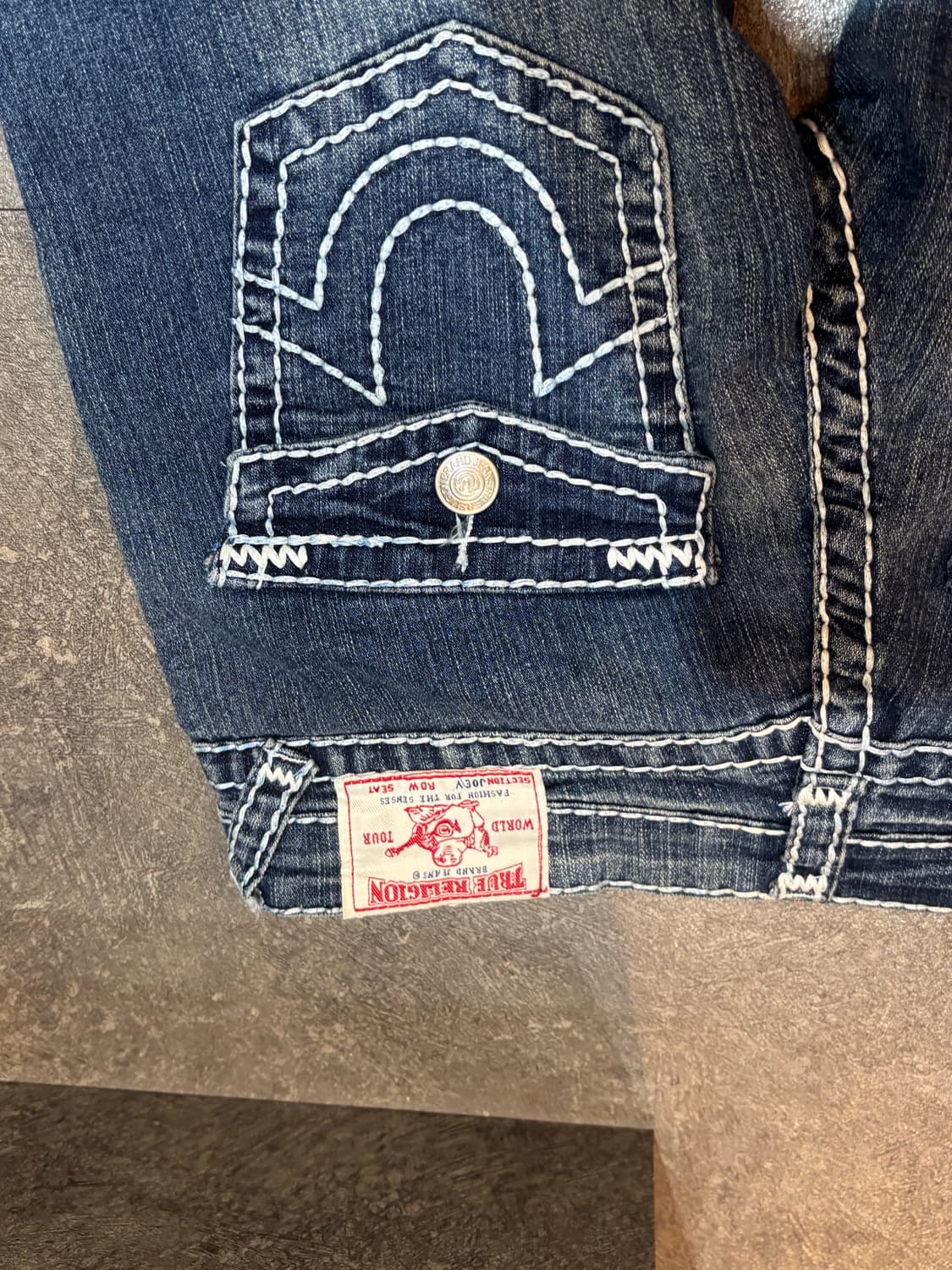 트루릴리젼 부츠컷 데님팬츠 청바지 26사이즈 상품이미지6