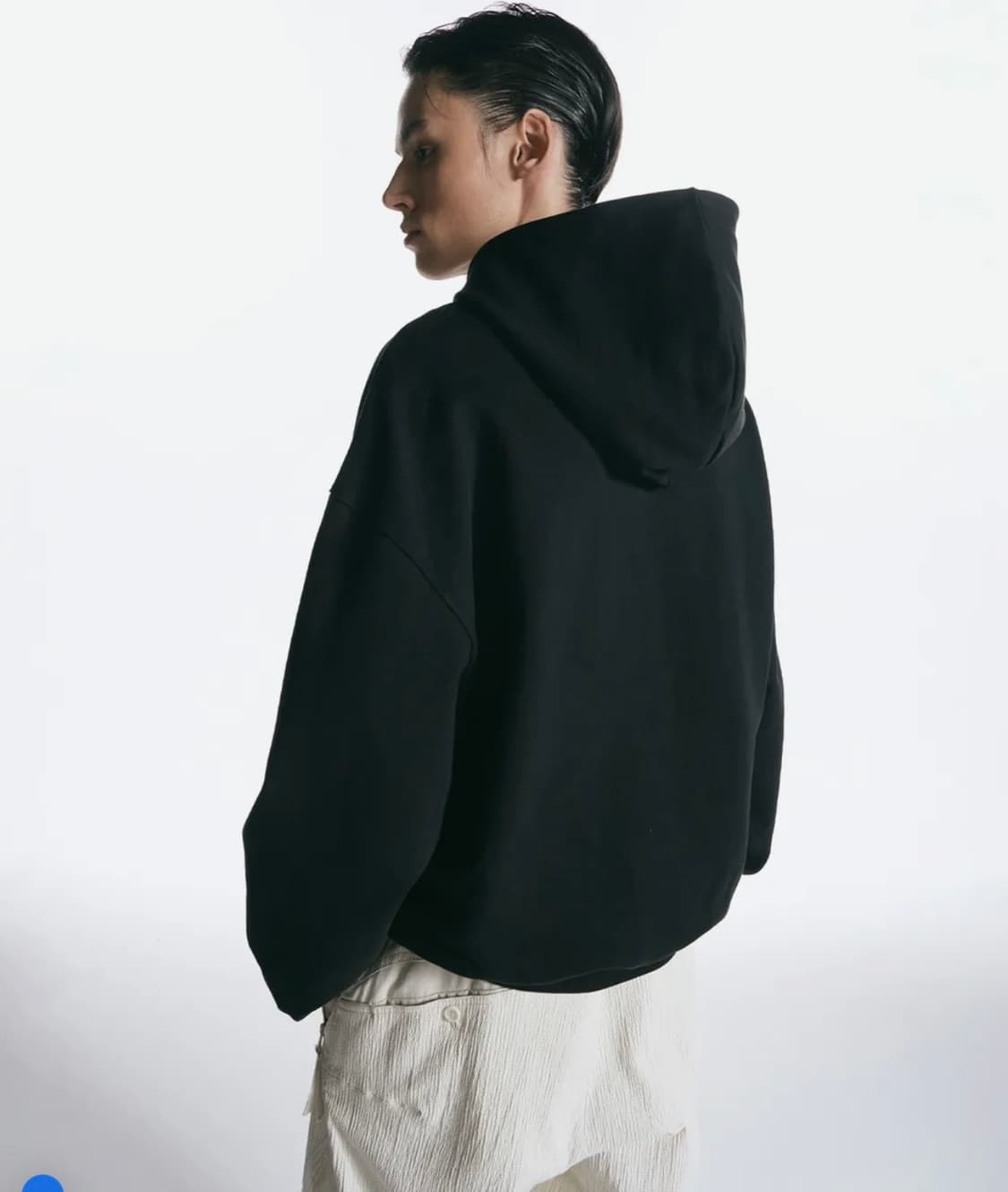 인사일런스 엠브로이더리 로고 후디 BLACK 상품이미지3