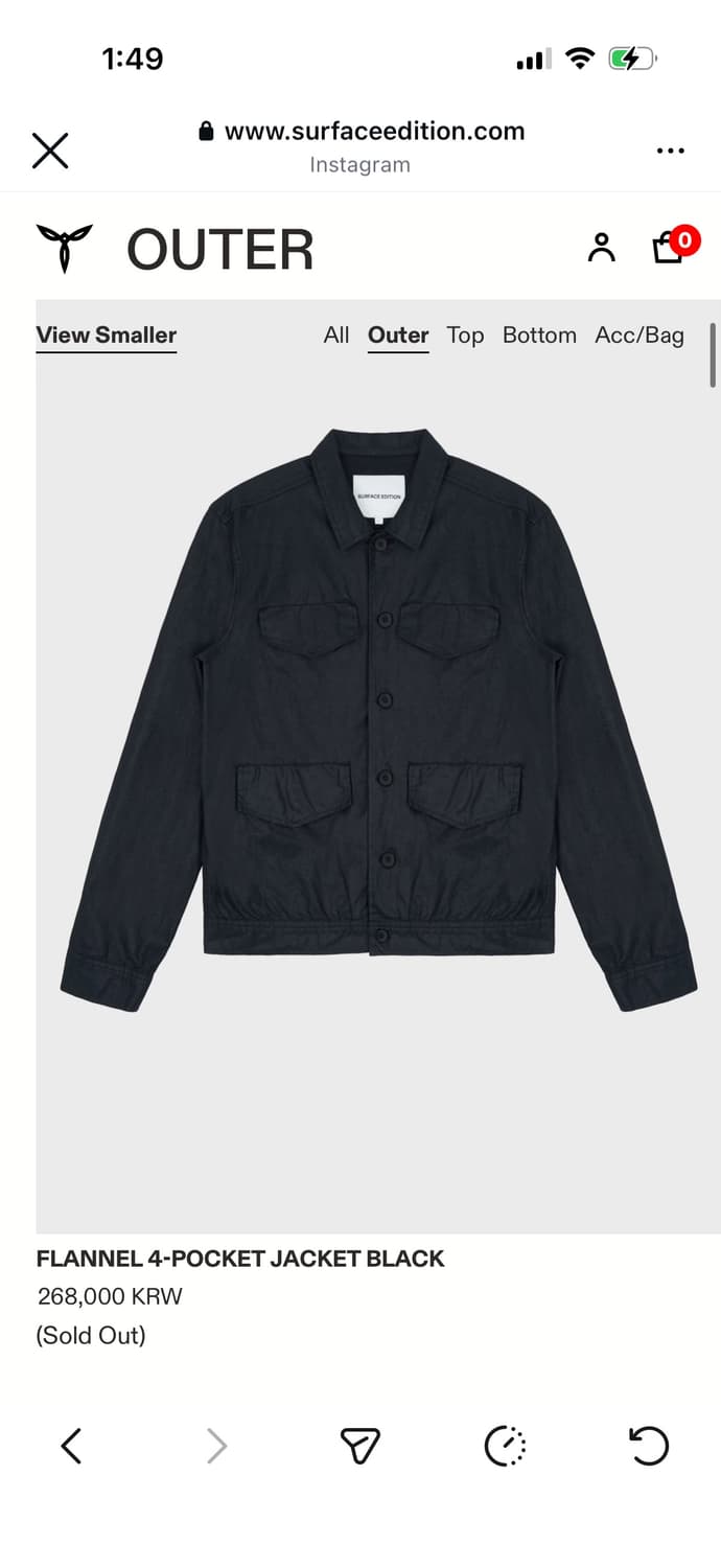 Surface edition 자켓 구매합니다니다..ㅠ 상품이미지1