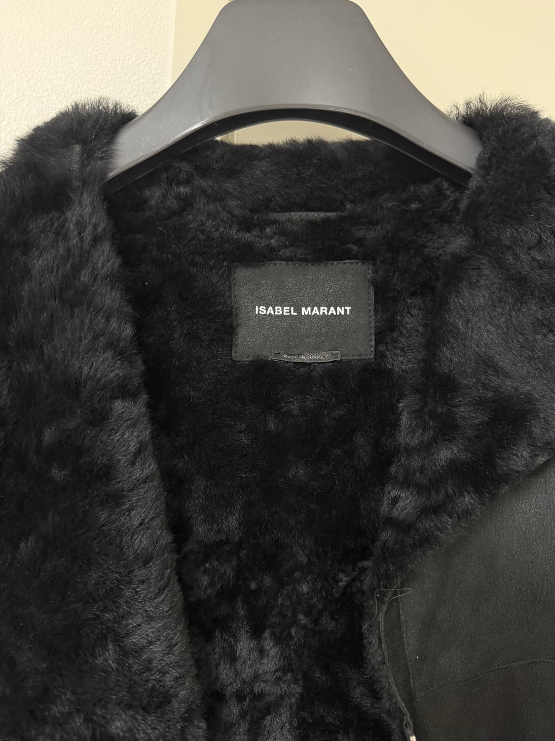 이자벨마랑 양가죽 무스탕 ISJA2F201BK 상품이미지2