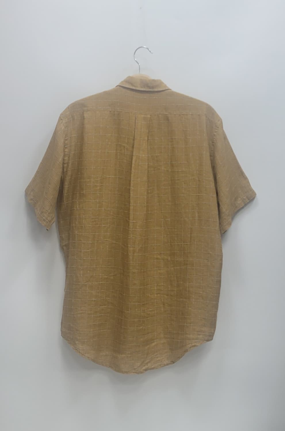 Henry Cottons 헨리코튼 린넨 체크 셔츠 / 남 100 브라운
 상품이미지2