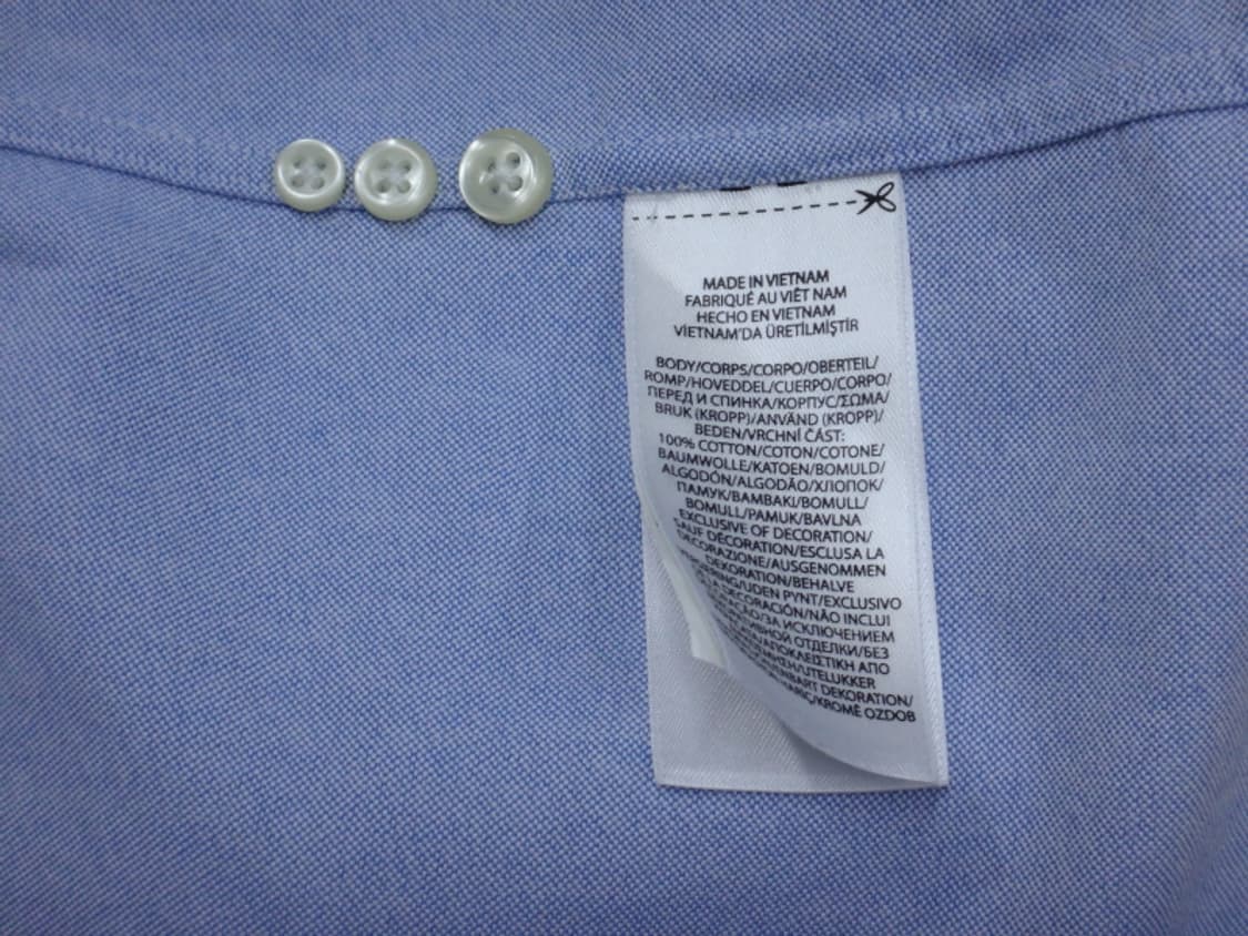 (2XL) 폴로랄프로렌 옥스포드 남성 솔리드 면 셔츠 상품이미지9