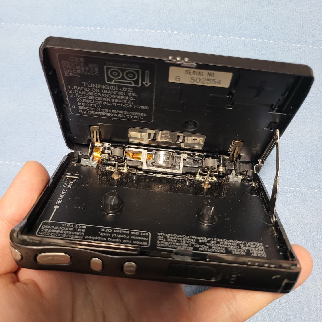 소니 워크맨 WM-FX70 카세트 부품용 상품이미지7