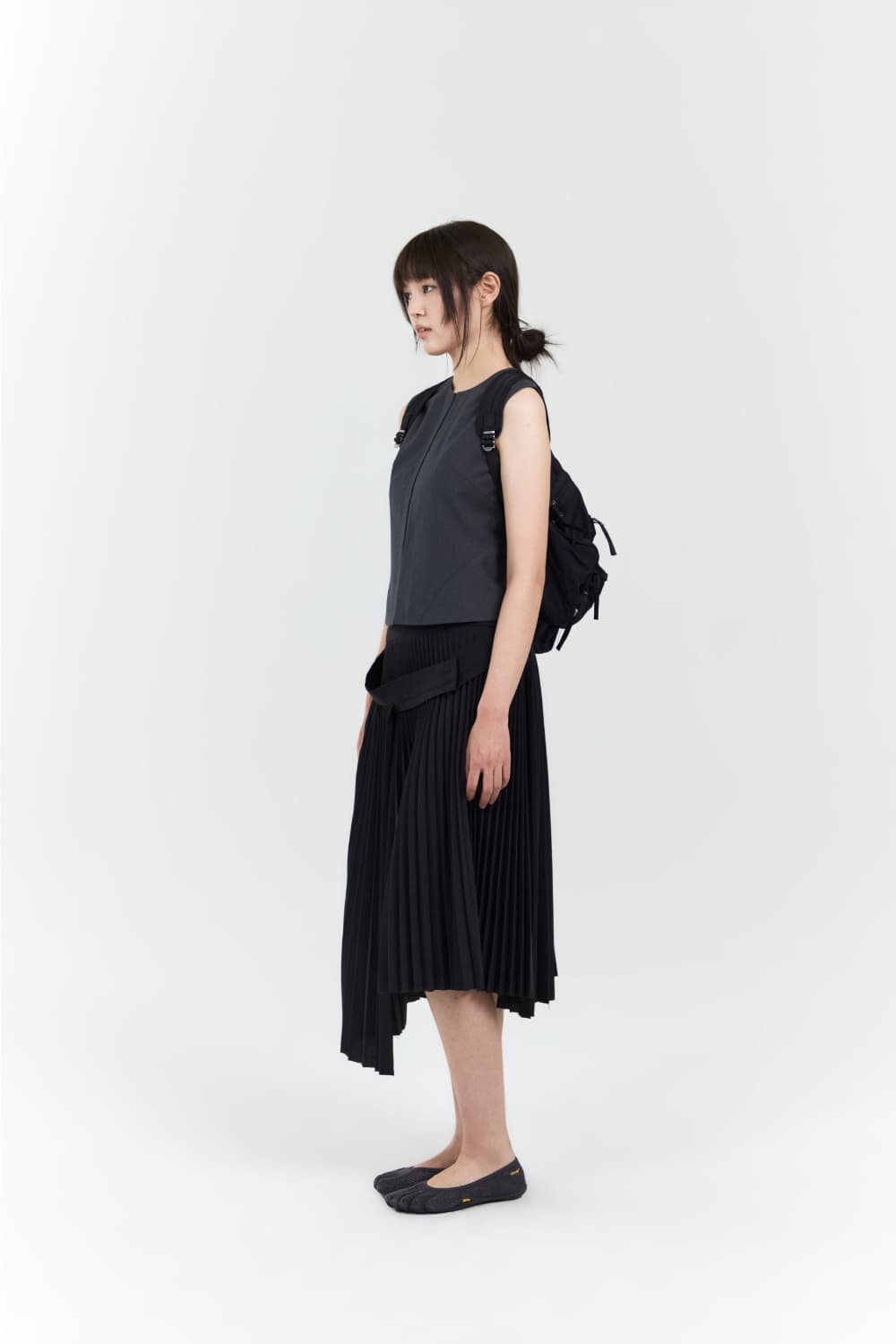 EE 이이 BELTED ACCORDION PLEATED SKIRT 스커트 상품이미지1