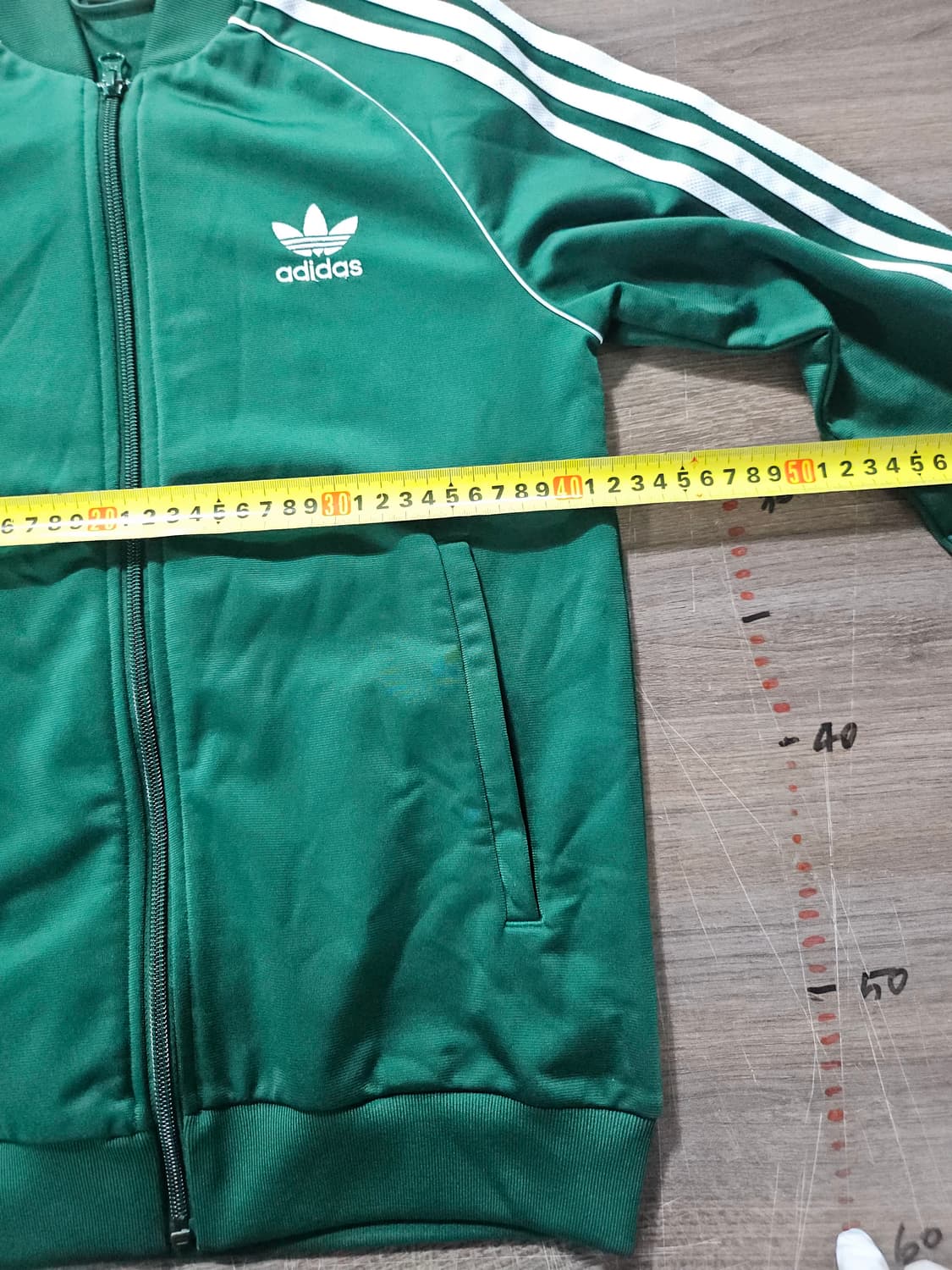 아디다스 아디컬러 클래식 SST 그린 트랙탑 져지 55 상품이미지5