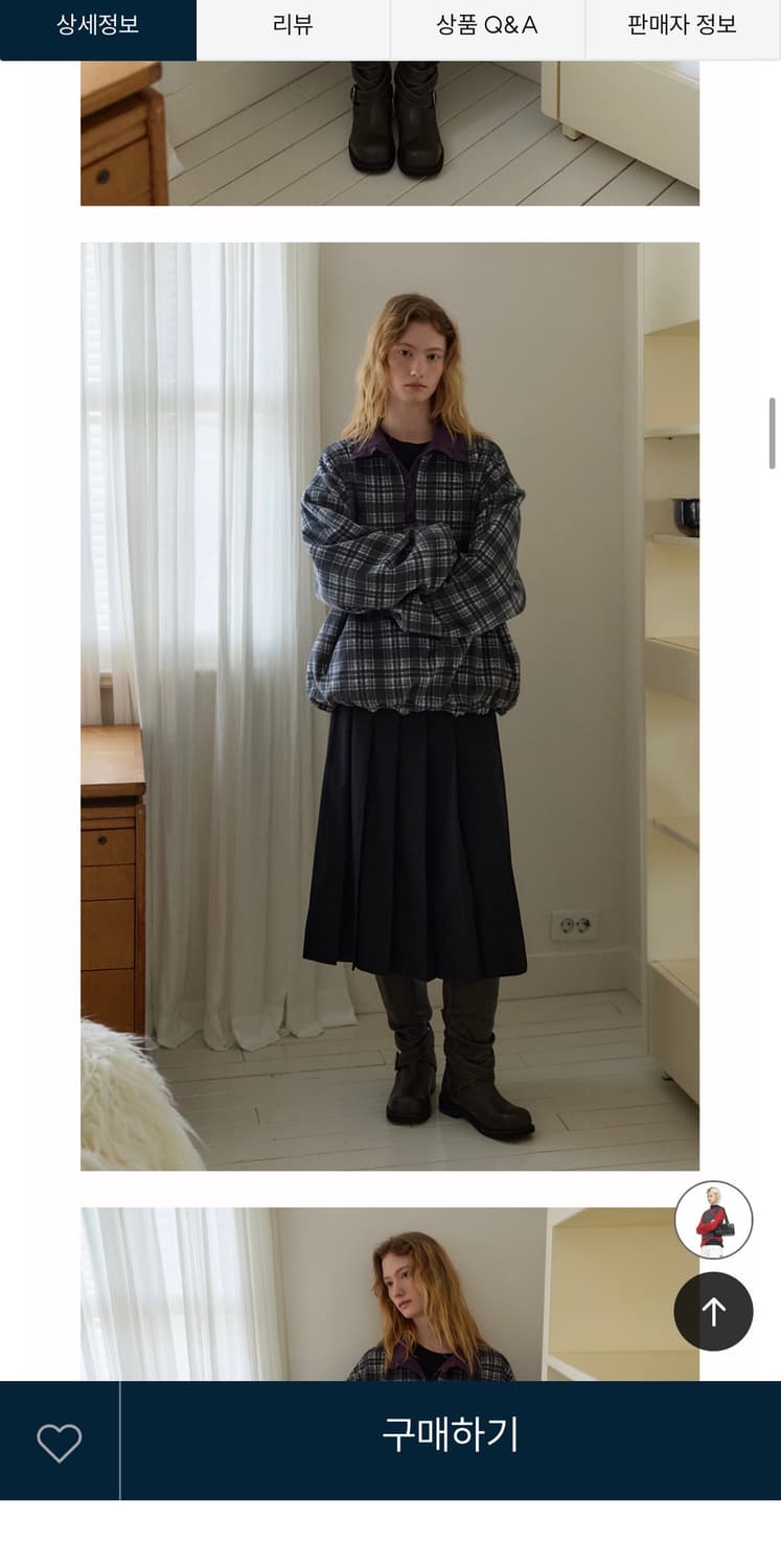 노우드 리버시블 플리스 퍼플 상품이미지1