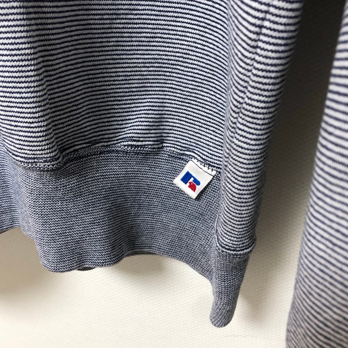 90s vtg USA 빈티지 러셀 스트라이프 L 상품이미지2