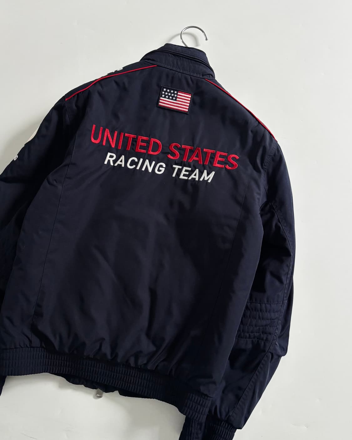 Polo 폴로 랄프로렌 빅포니 성조기 자수 레이싱 봄버자켓 상품이미지3