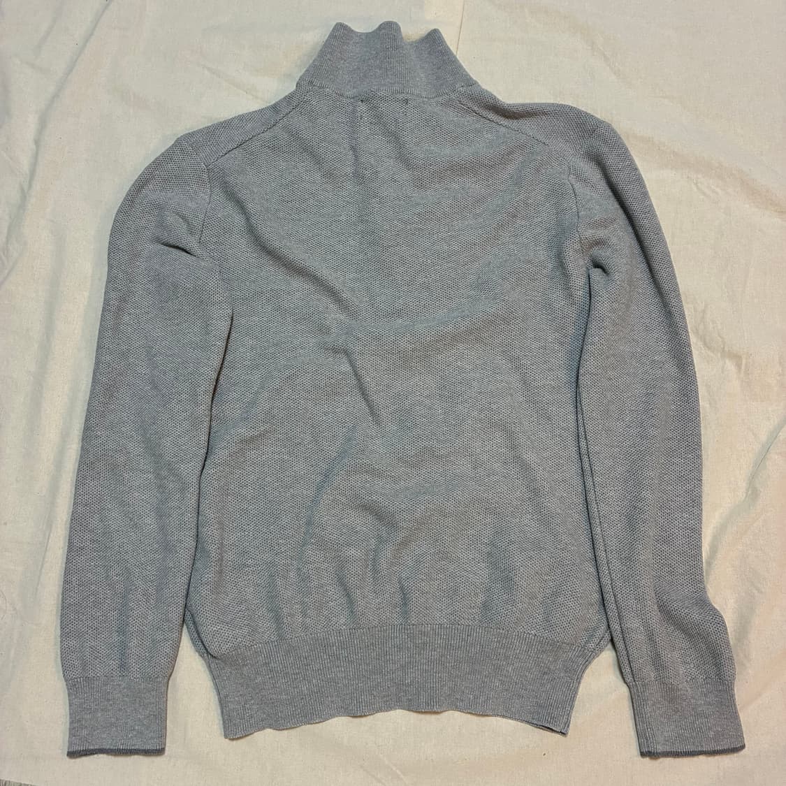 신형 폴로 하프집업 니트 그레이 S 상품이미지4