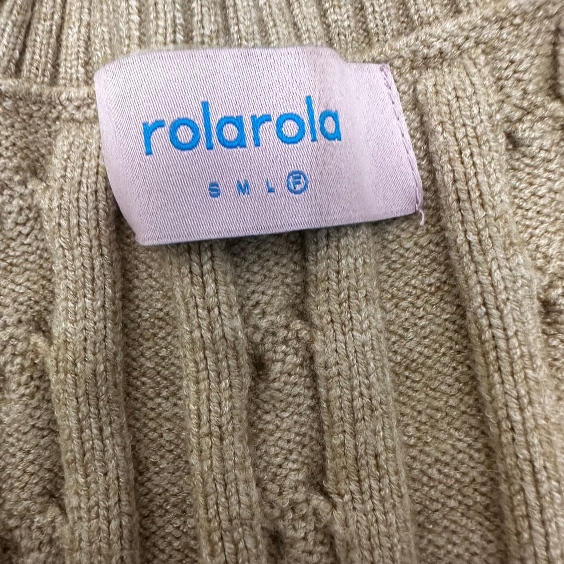 rolarola 로라로라 여성 케이블 꽈배기 니트 F 상품이미지3