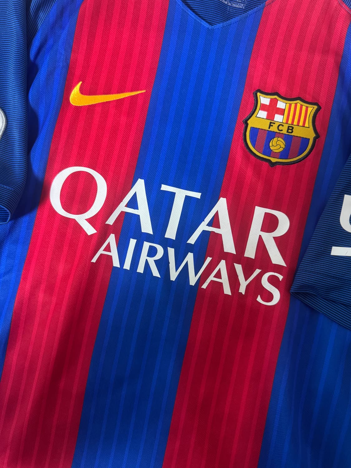 1617 바르셀로나 메시 마킹 유니폼 m사이즈 상품이미지8