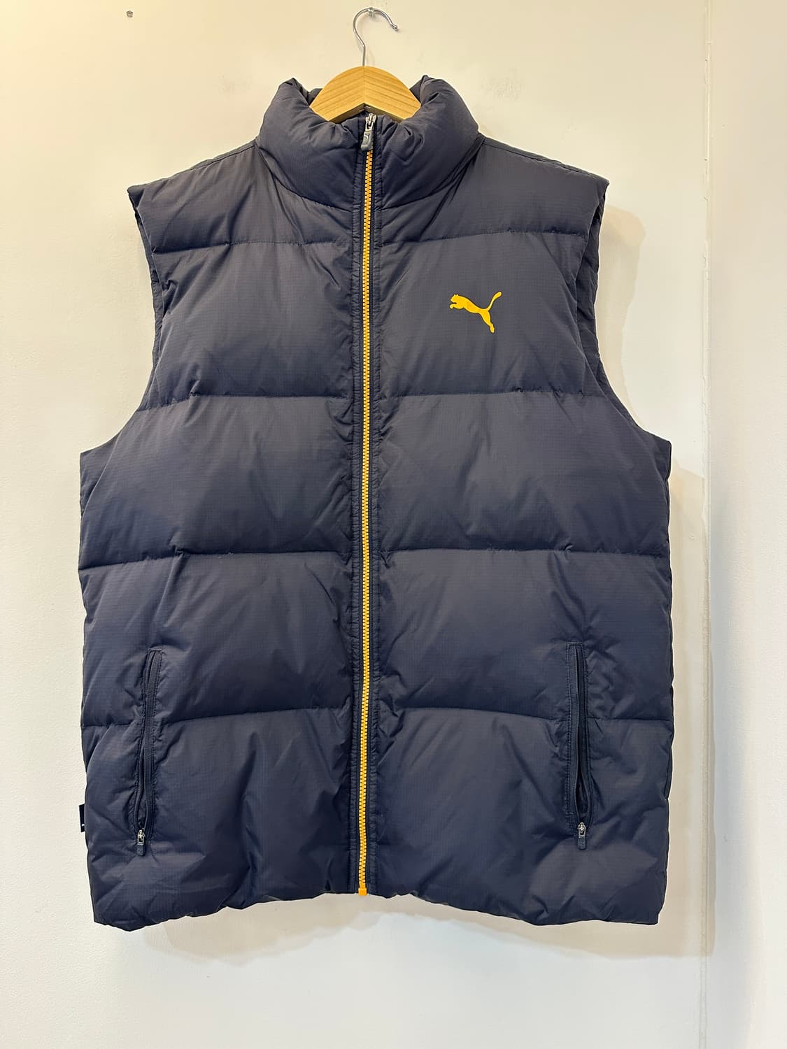190) 푸마 네이비 오리털 패딩 조끼 상품이미지1