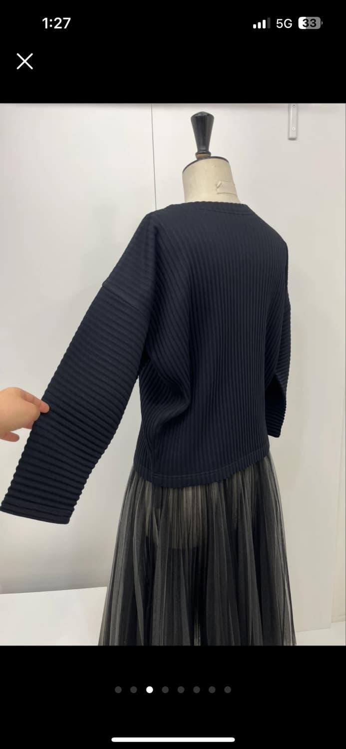 2024 이세이미야케미 플리츠 롱슬리브 탑 /플리츠플리즈 상품이미지3