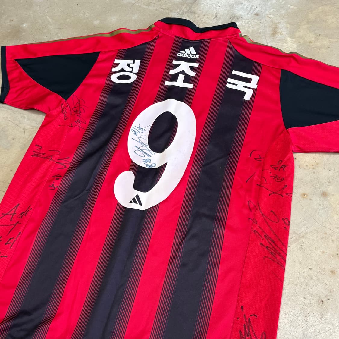 85 아디다스 2005 서울FC No.9 정조국 싸인 유니폼 상품이미지1