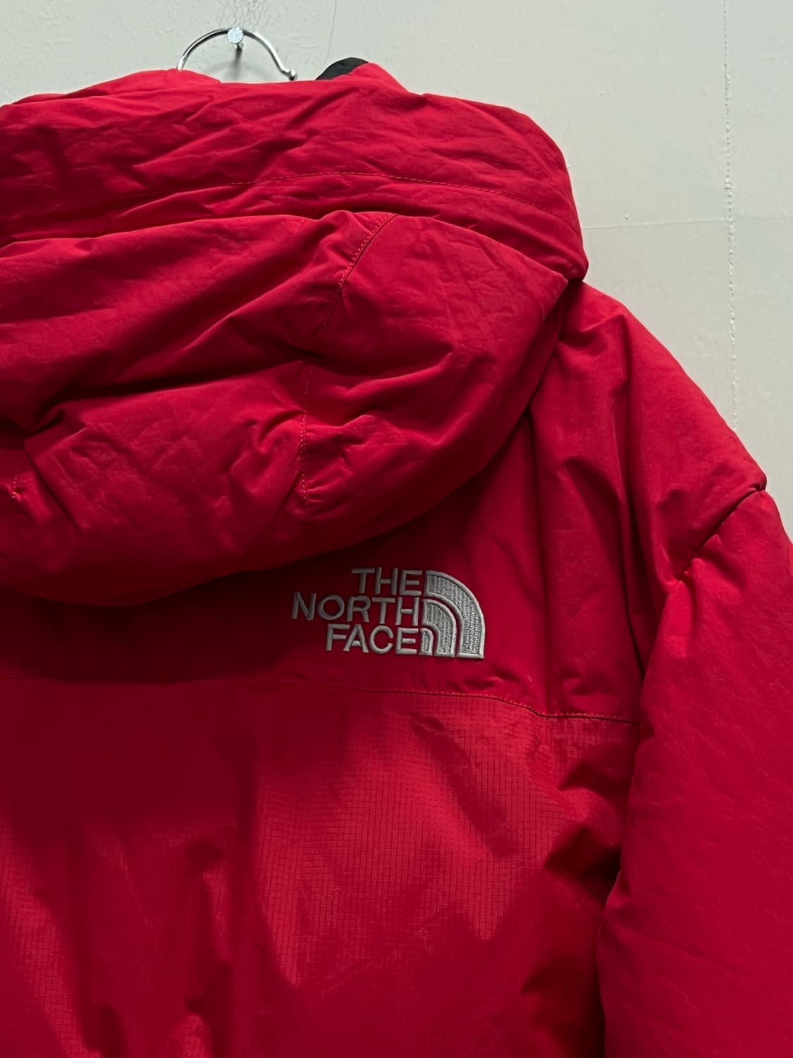 (S) 노스페이스 700필 폴라 구스다운 패딩 자켓 레드 상품이미지7