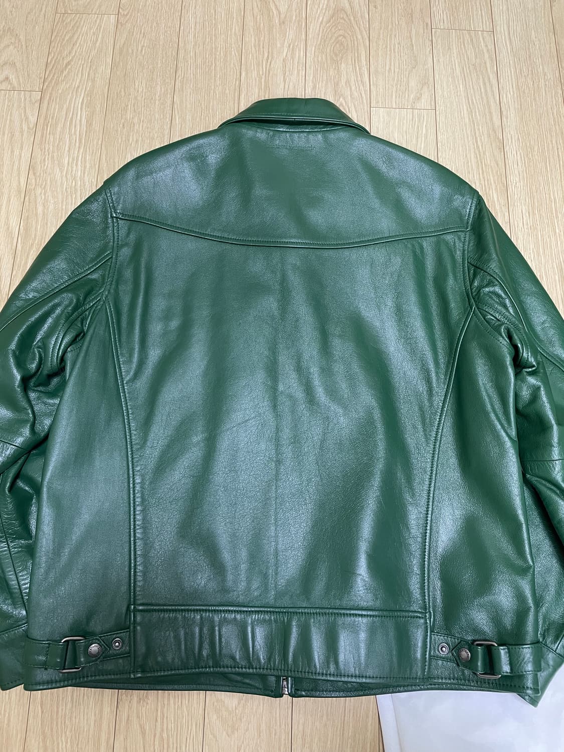 디스이즈네버댓 23fw 레더 스포츠 자켓 s 상품이미지2