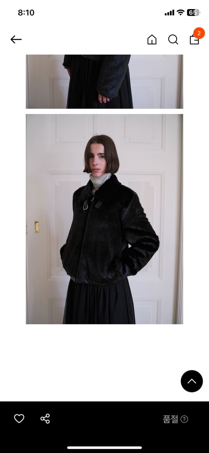 버뮬라 burmula faux fur jacket (black) 상품이미지3