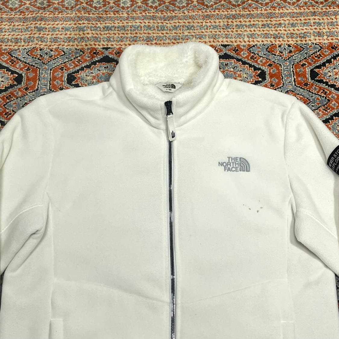 노스페이스 화이트 밍크 기모 플리스 집업 자켓 남성100 상품이미지2