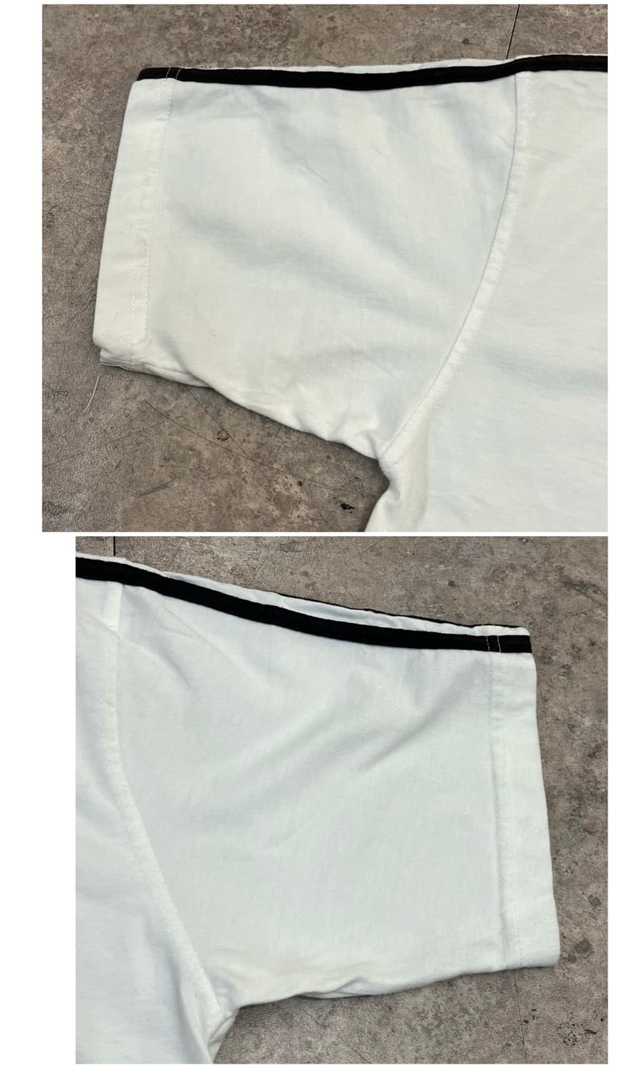 아디다스 브이넥 반팔티 화이트 M #csz4056 상품이미지10