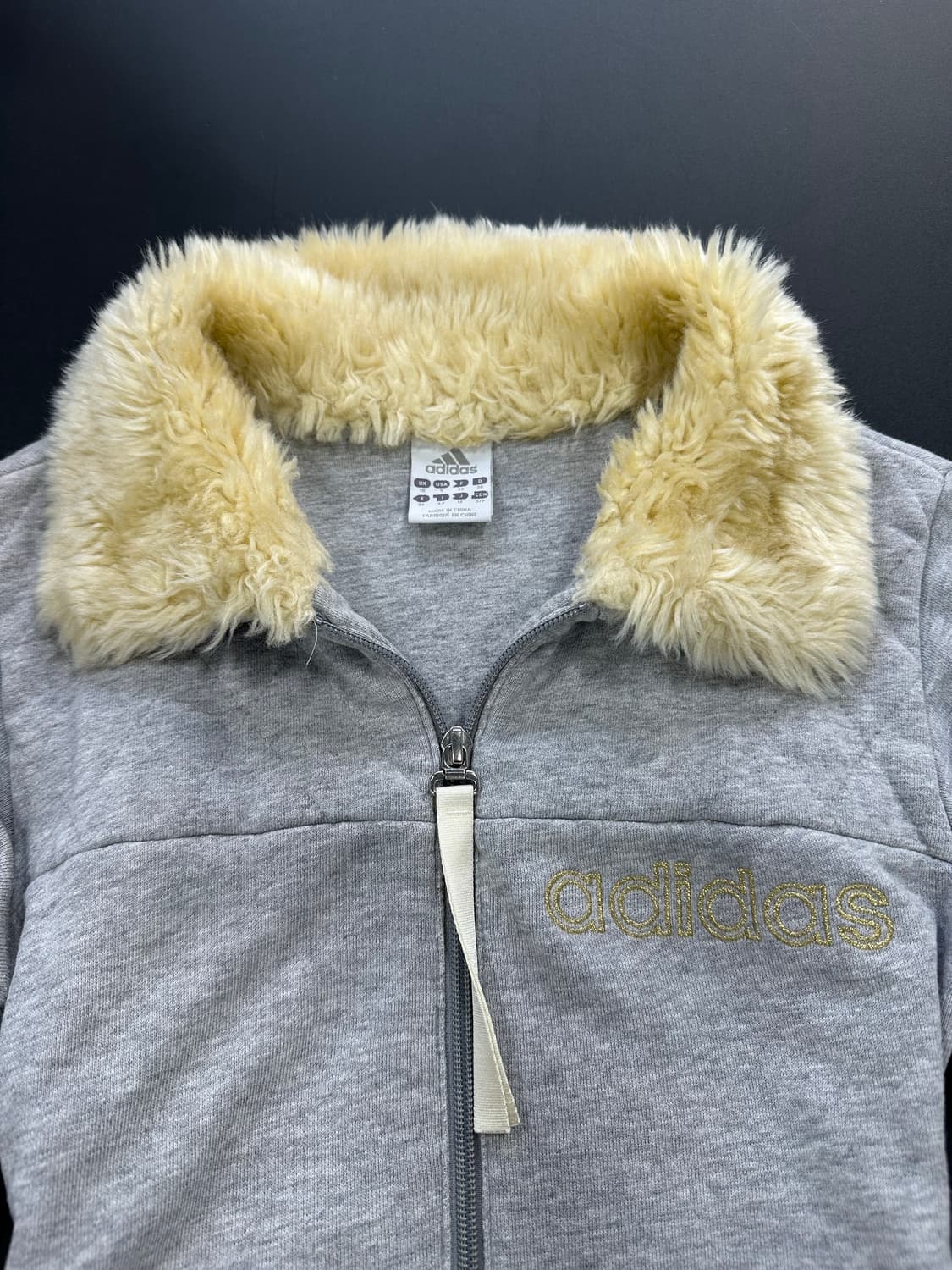 아디다스 Y2k 양털넥 코튼집업 상품이미지5