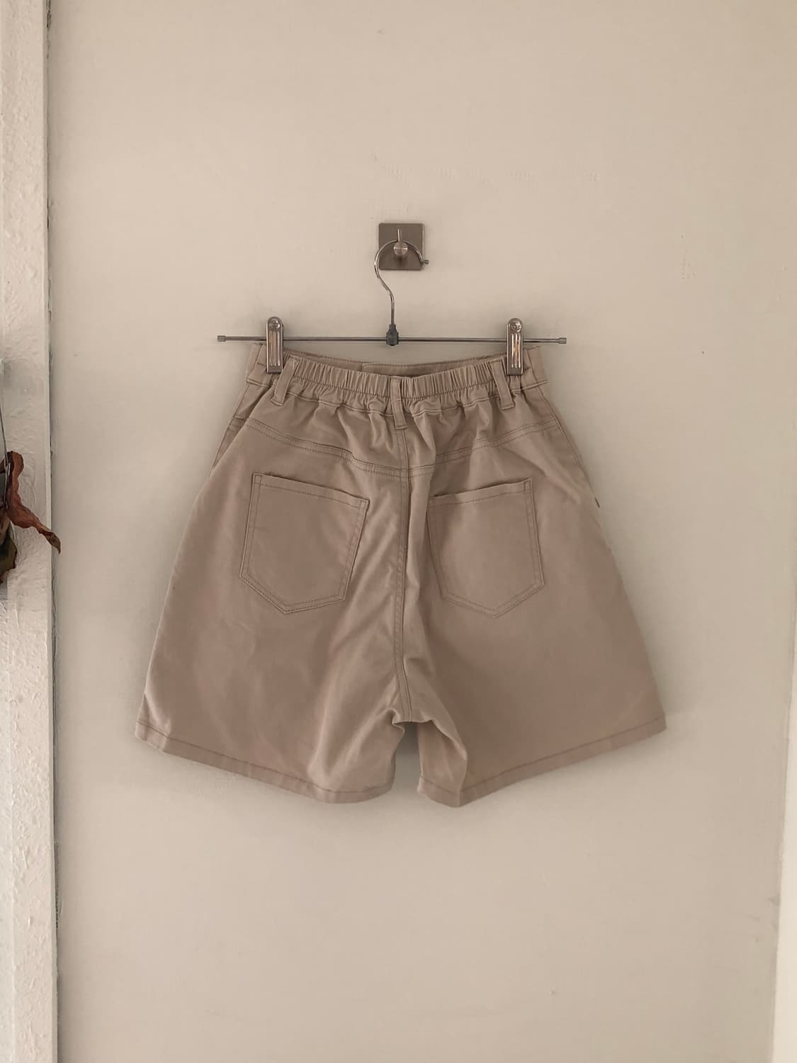 일본빈티지 코튼 핀턱 반바지 상품이미지6