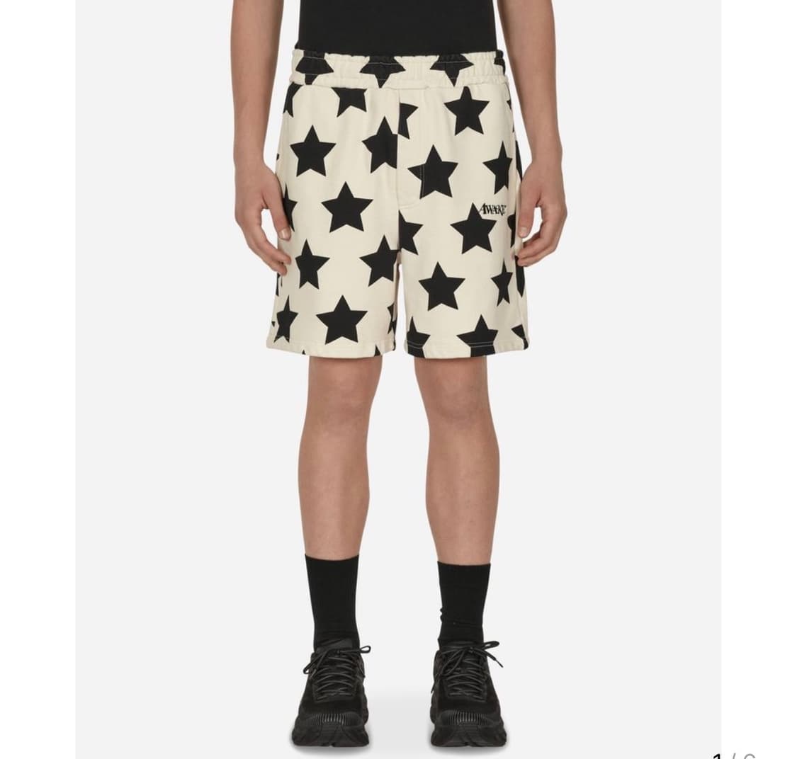 어웨이크 뉴욕 스타 프린트 스웻 쇼츠 L 상품이미지1
