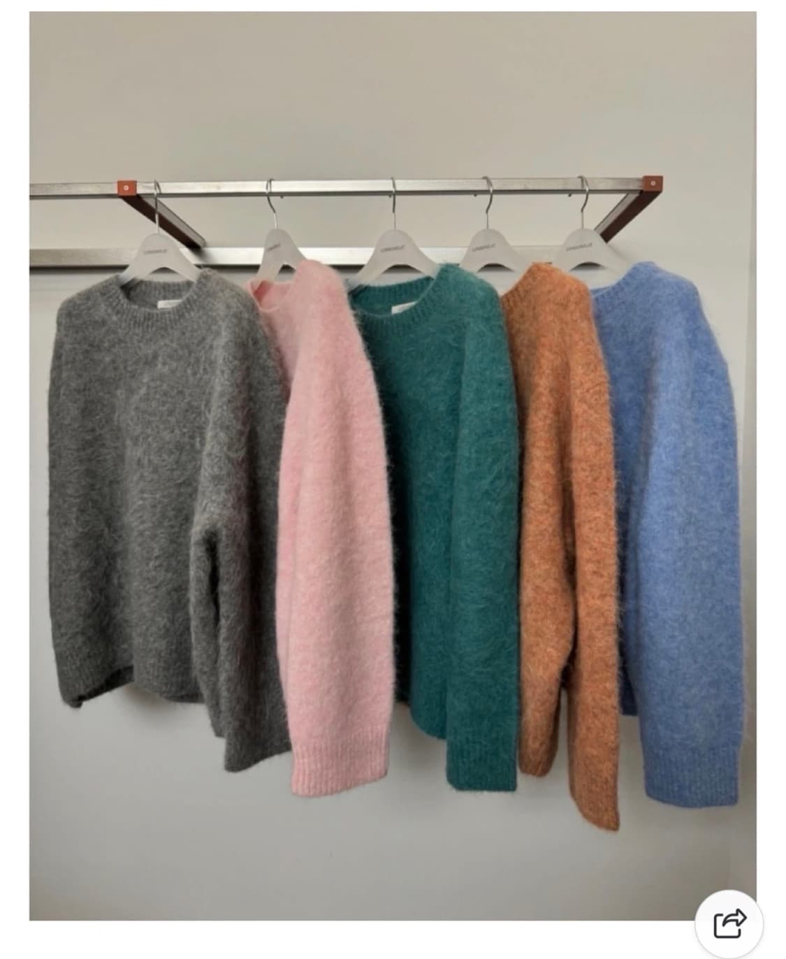 런던플랏 알파카 니트 그레이 상품이미지1