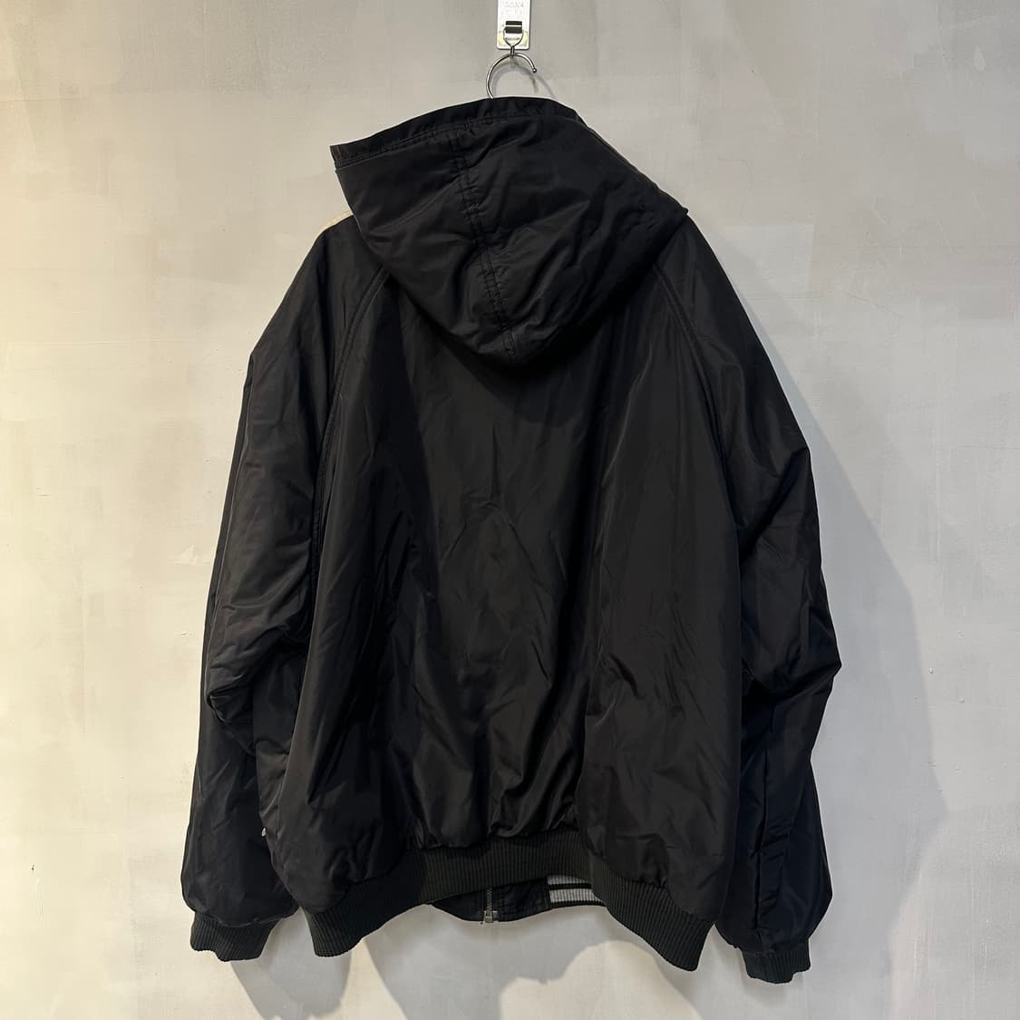 아디다스 리버시블 후드 패딩 점퍼 회색 그레이 상품이미지6