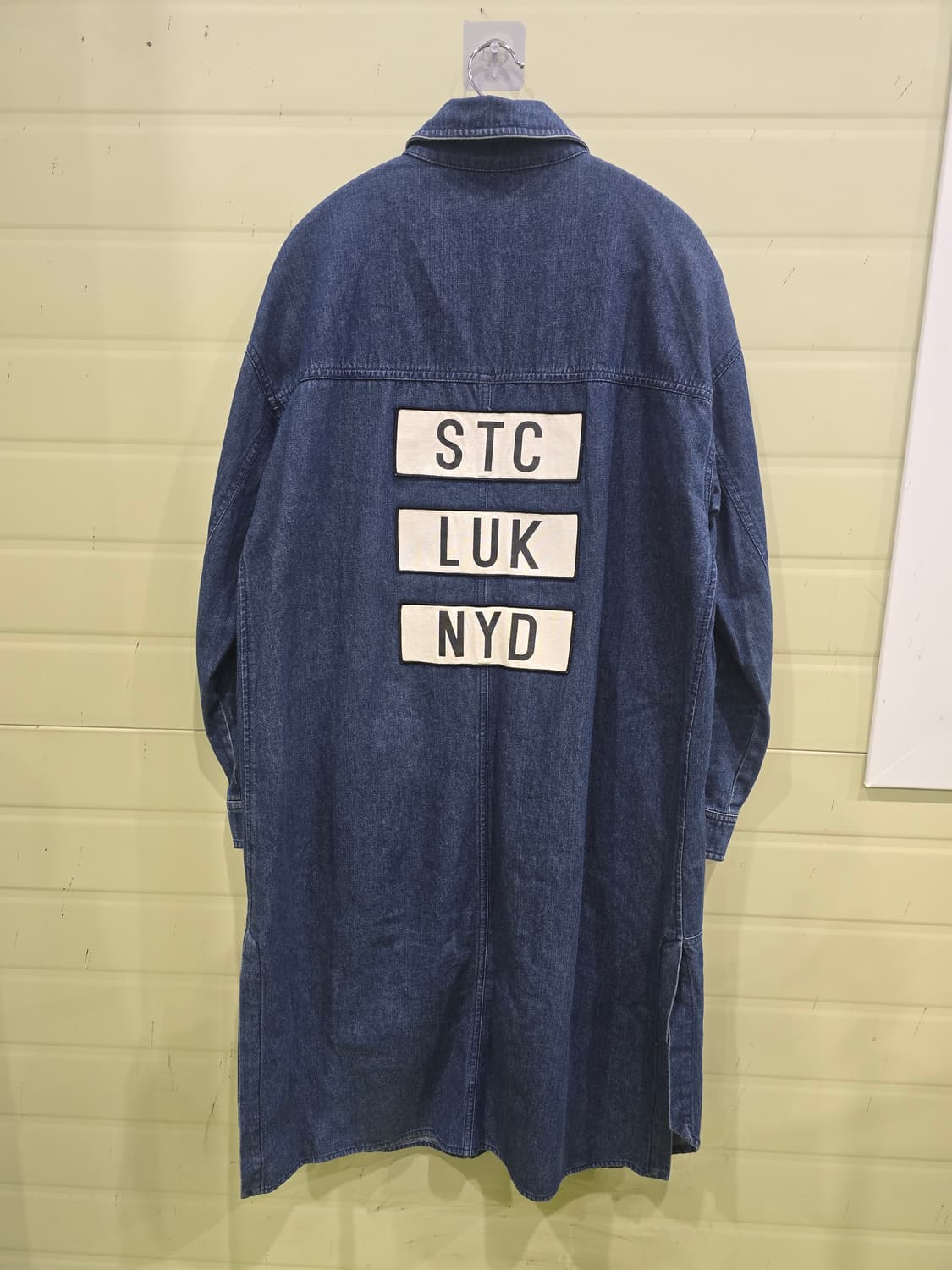 VOV 데님 롱 셔츠 원피스 상품이미지1