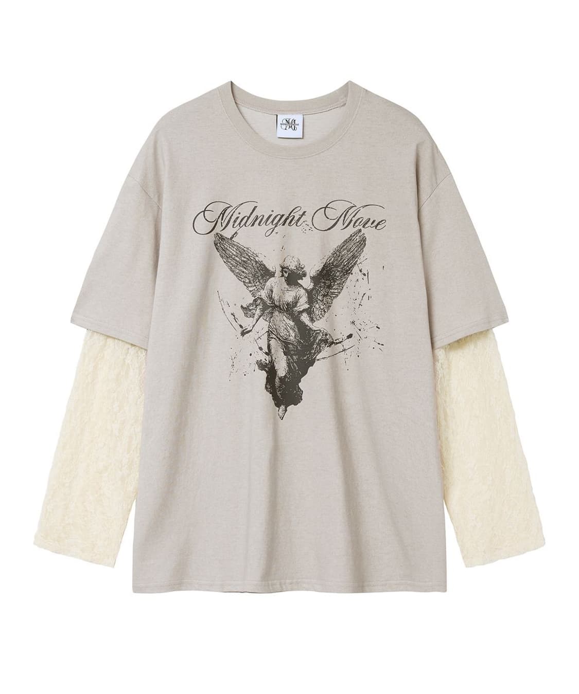 미드나잇무브 PG 엔젤 베이지 긴팔 티셔츠 상품이미지2